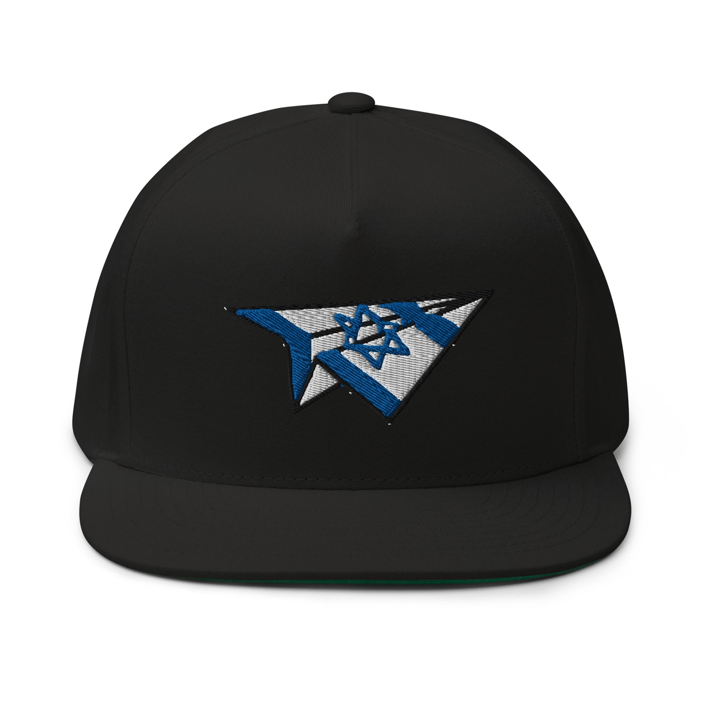 Israel Paper airplane Flat Bill Cap