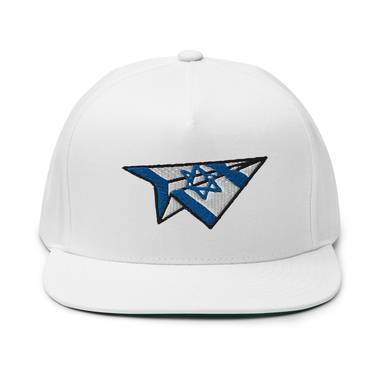 Israel Paper airplane Flat Bill Cap