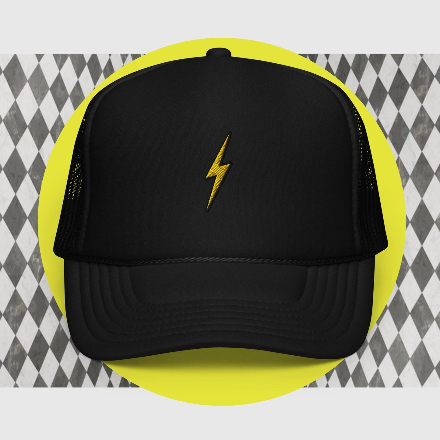 Bang Lightening Bolt Foam trucker hat