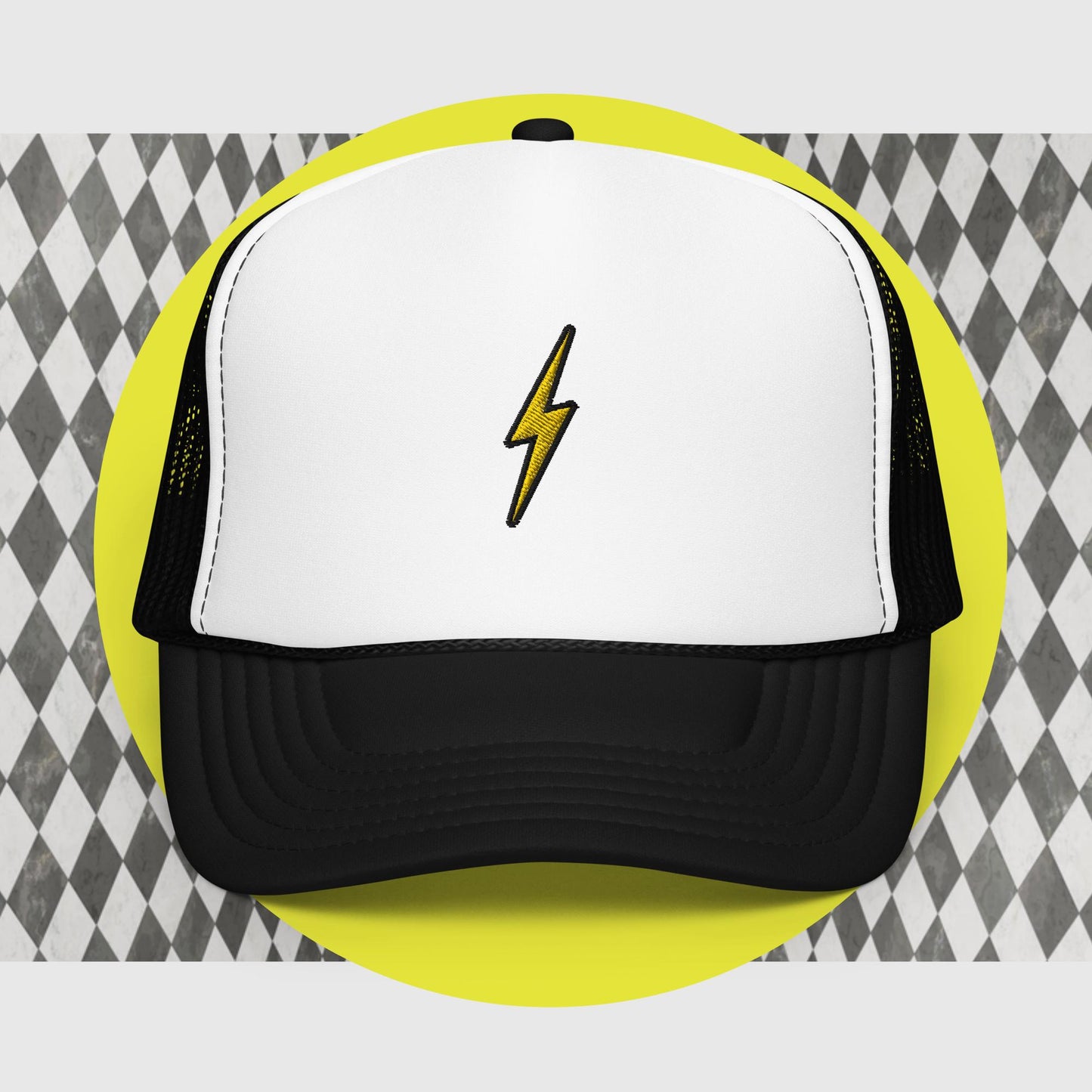 Bang Lightening Bolt Foam trucker hat