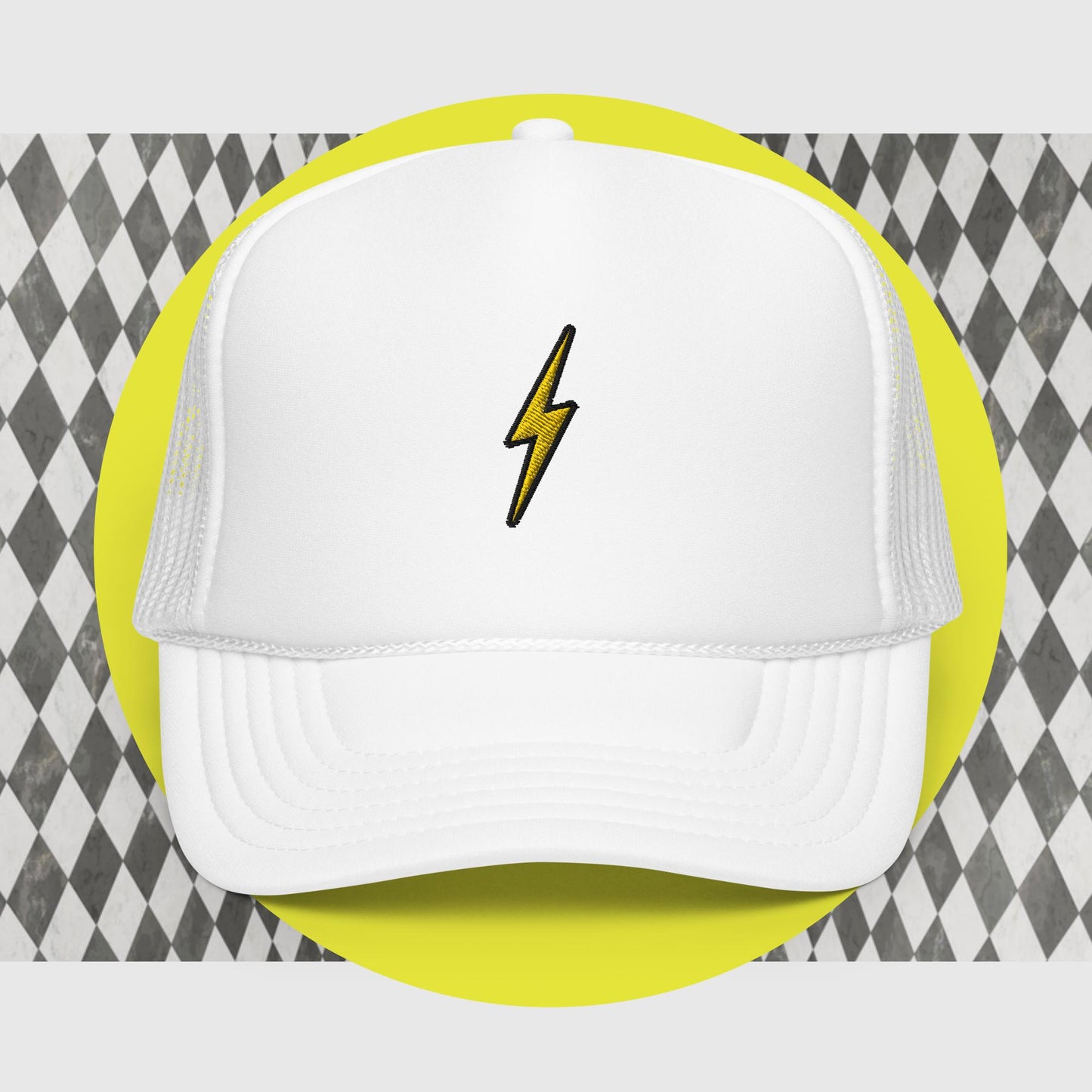 Bang Lightening Bolt Foam trucker hat