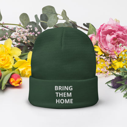 BRING THEM HOME Embroidered Beanie
