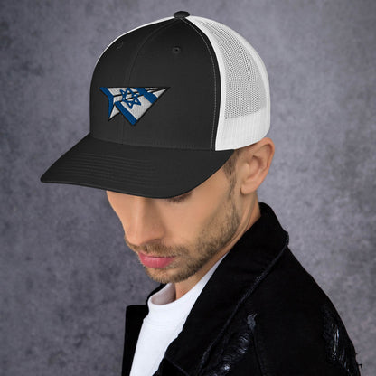 Israel Paper Airplane Trucker Cap