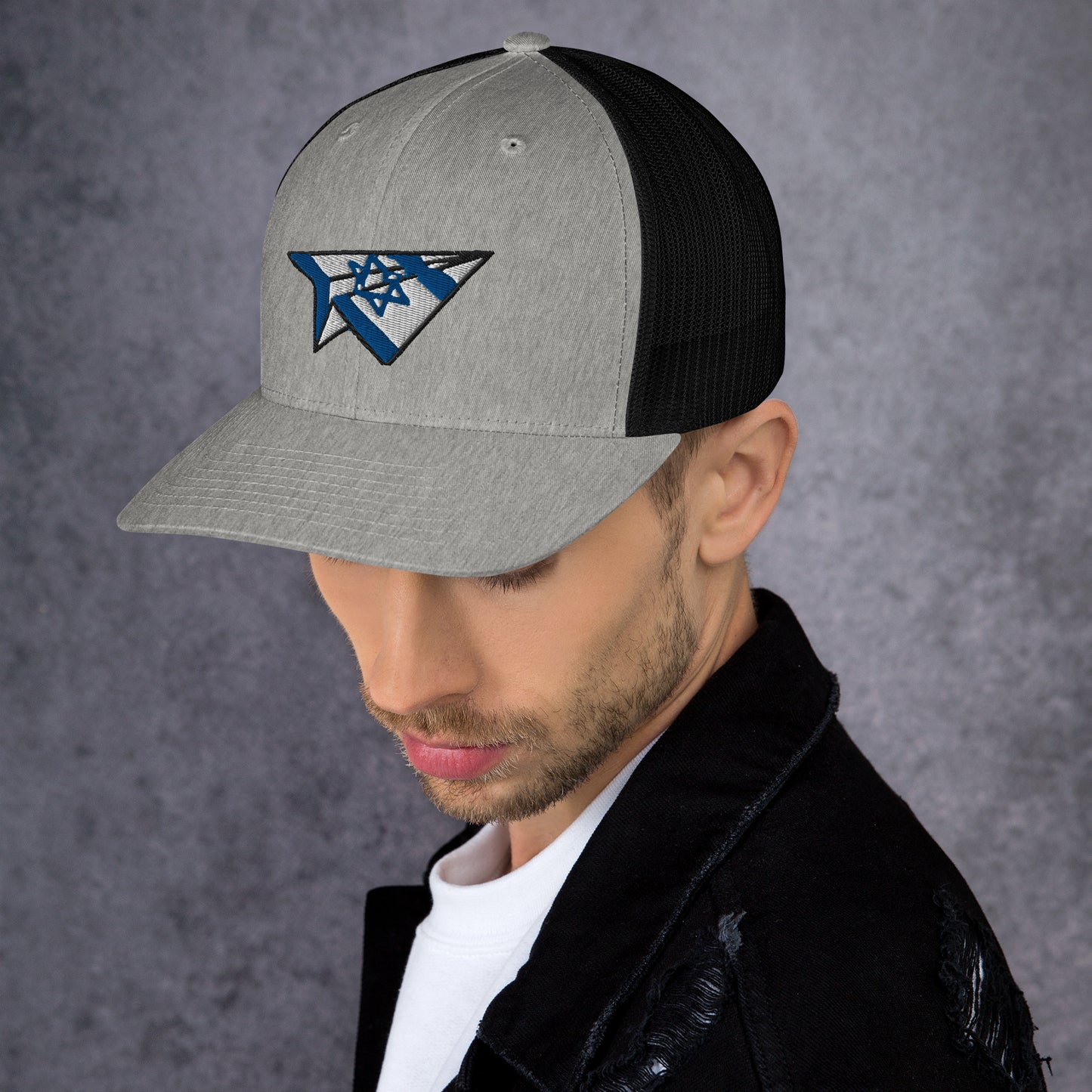 Israel Paper Airplane Trucker Cap