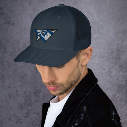 Israel Paper Airplane Trucker Cap