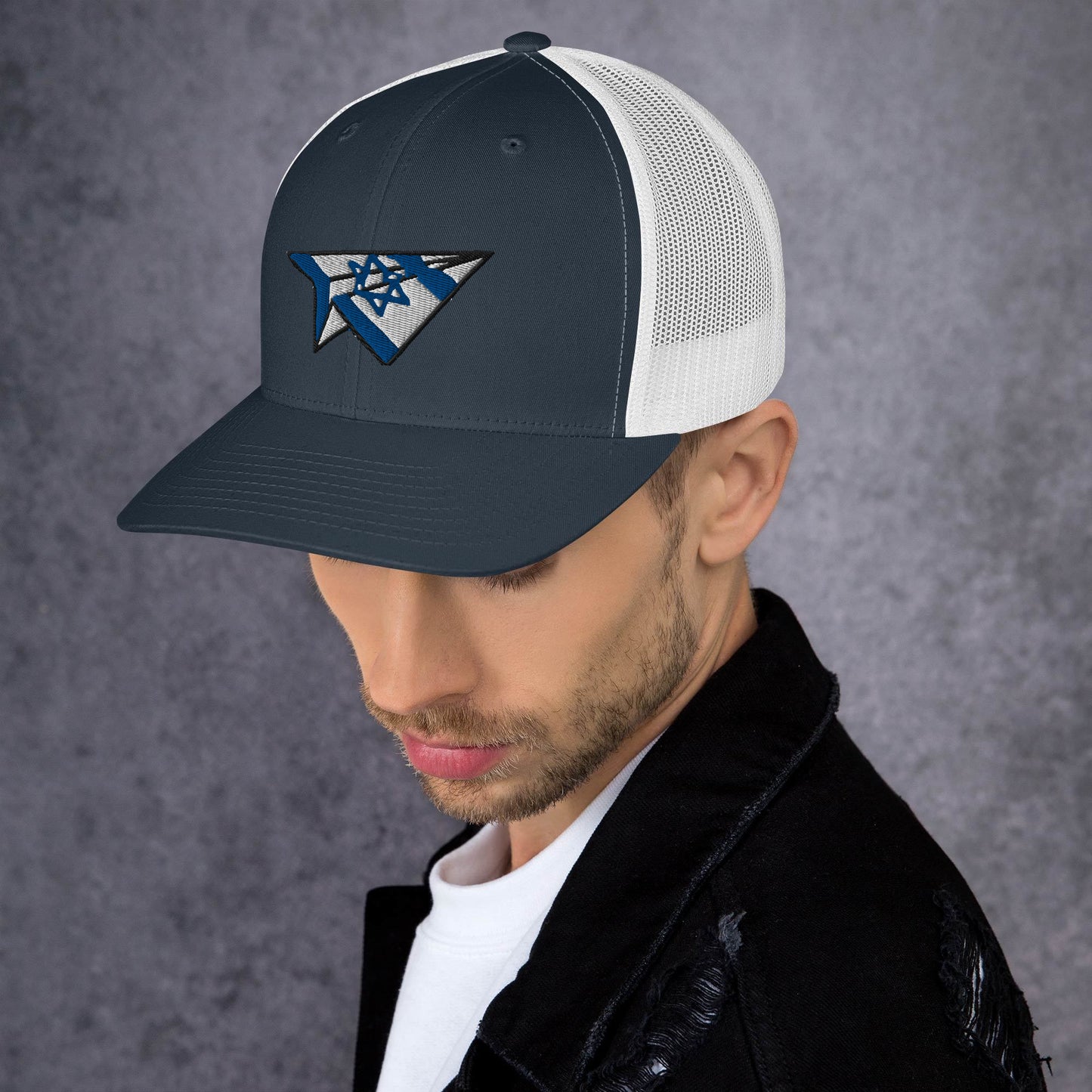 Israel Paper Airplane Trucker Cap