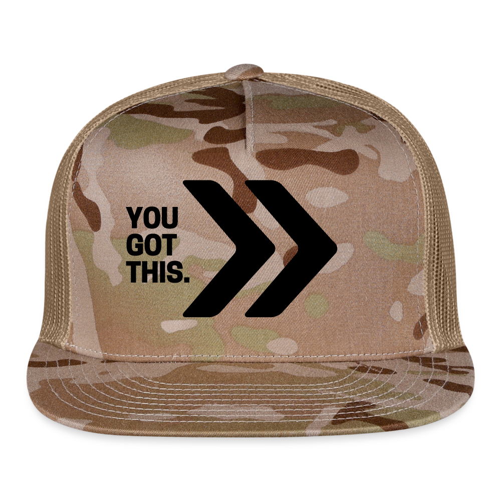 You Got This Chevron Trucker Cap - MultiCam\tan